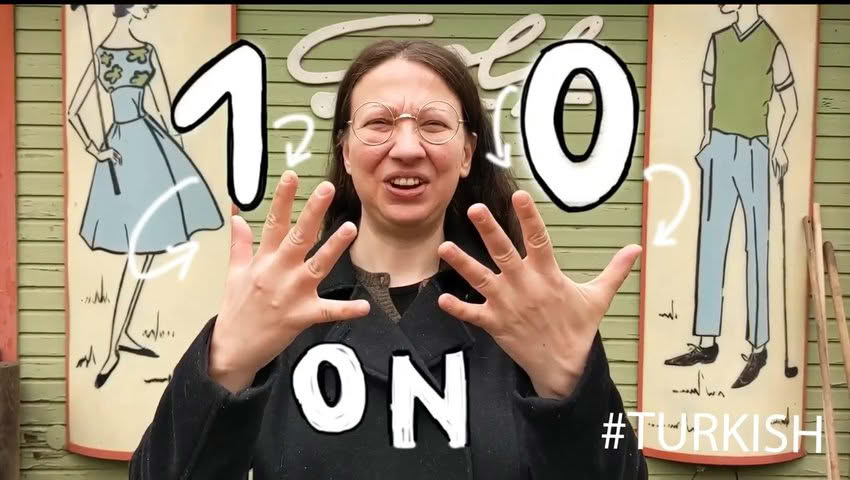 Learn to count in Turkish